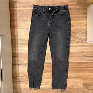 Topshop Charcoal Denim Jeans